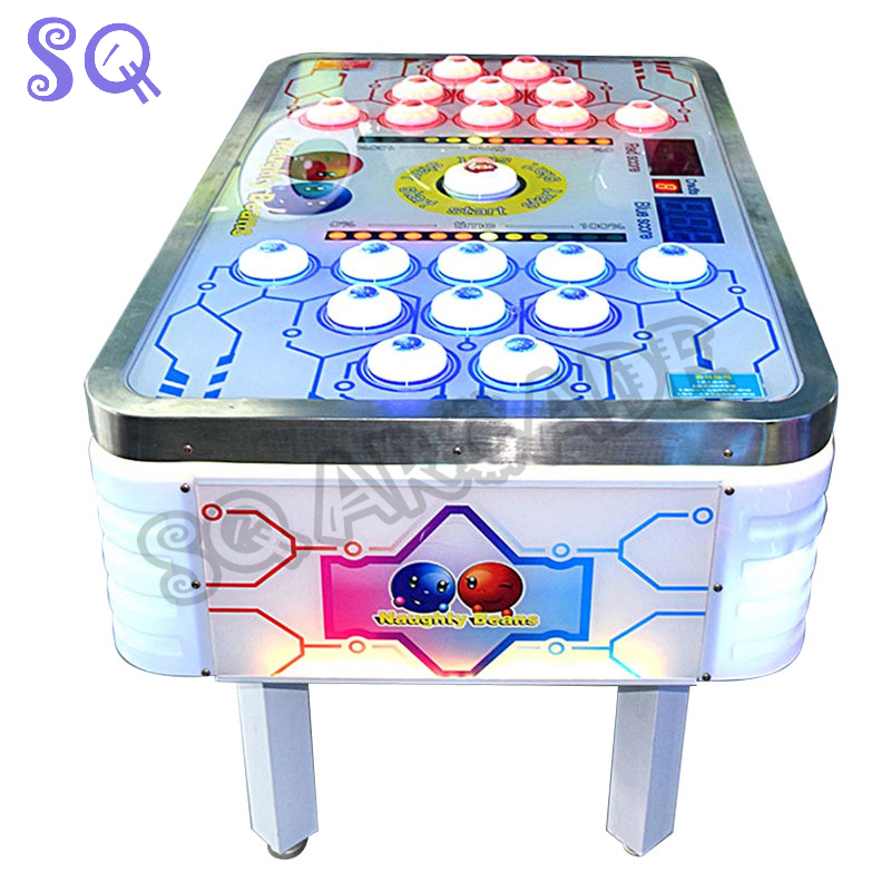Skee Ball Arcade - เหรียญดำเนินการในร่มสวนสนุกอุปกรณ์ Naughty ถั่ว Hit Hammer Game
