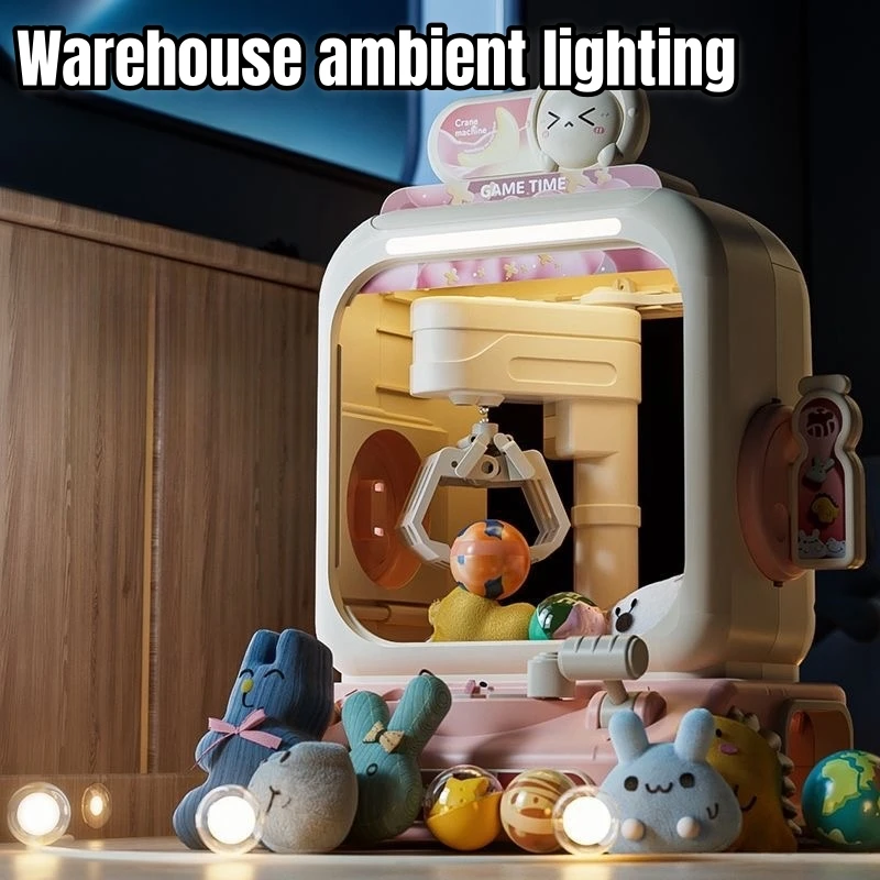 Vending Game - เครื่องเกมคีบตุ๊กตาอิเล็กทรอนิกส์ ปรับระดับได้ พร้อมเสียงเพลง ของขวัญวันเกิดสำหรับเด็ก