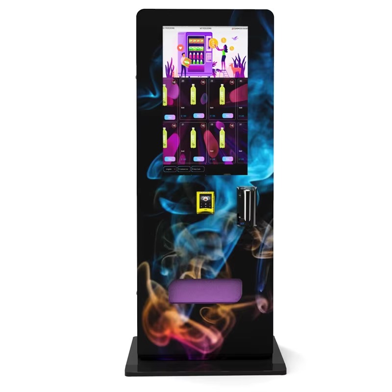 Vending Game - ตู้จำหน่ายสินค้าอัตโนมัติแบบติดผนังสำหรับการ์ดเกม TCG หน้าจอสัมผัสอัจฉริยะขนาด 32 นิ้ว สำหรับหอพักนักศึกษา