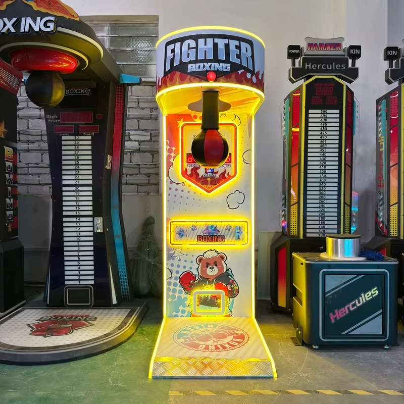 Arcade Vending Machines For Sale - เครื่องเกมต่อยมวยแบบหยอดเหรียญ รุ่นขายดีปี 2026 สำหรับเด็ก ภาษาอังกฤษ เหมาะสำหรับติดตั้งบนถนน