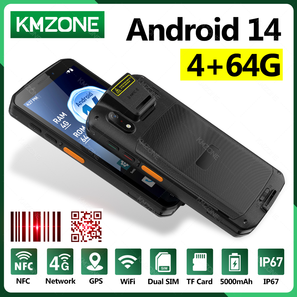 Nfc Card Reader Vending - MTK6765 PDA Terminal Android 14 พร้อม